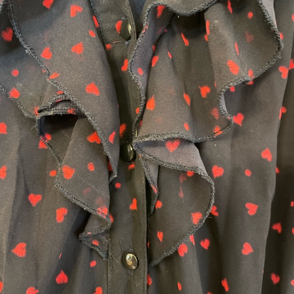 FUN & FLIRT dress ๐ with hearts and ruffles - Picture 3 of 5